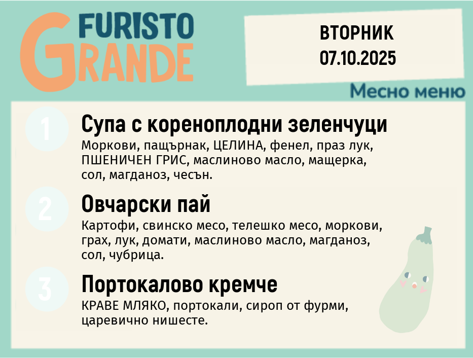 Меню 07.10 месно 300гр.