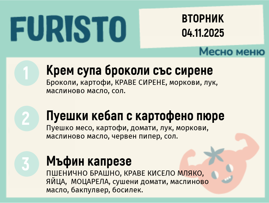 Меню 04.11 месно 200гр.
