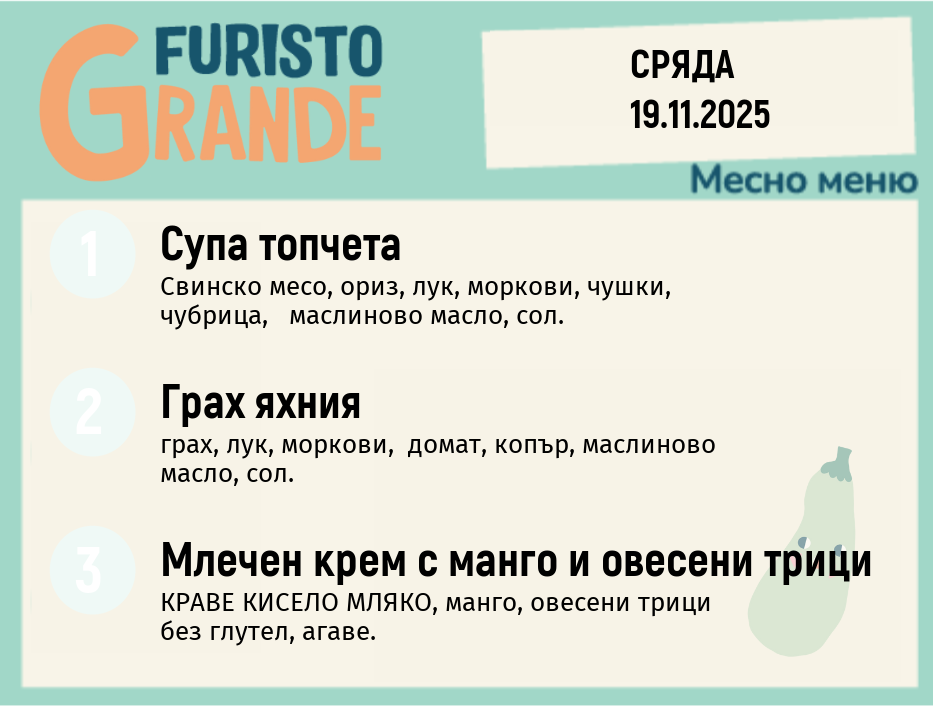 Меню 19.11 месно 300гр. 