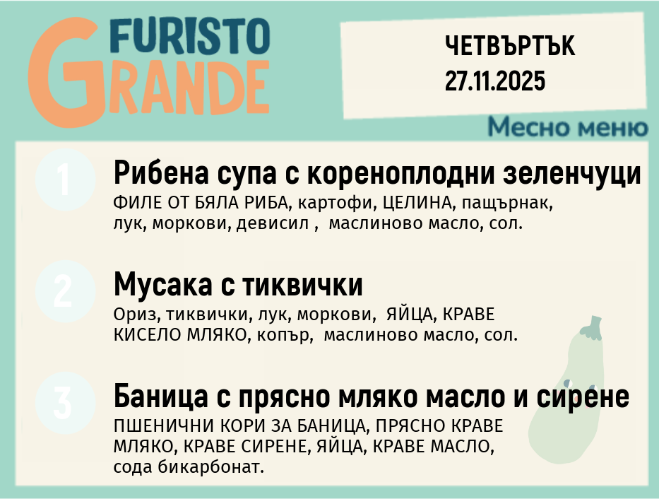 Меню 27.11 месно 300гр.