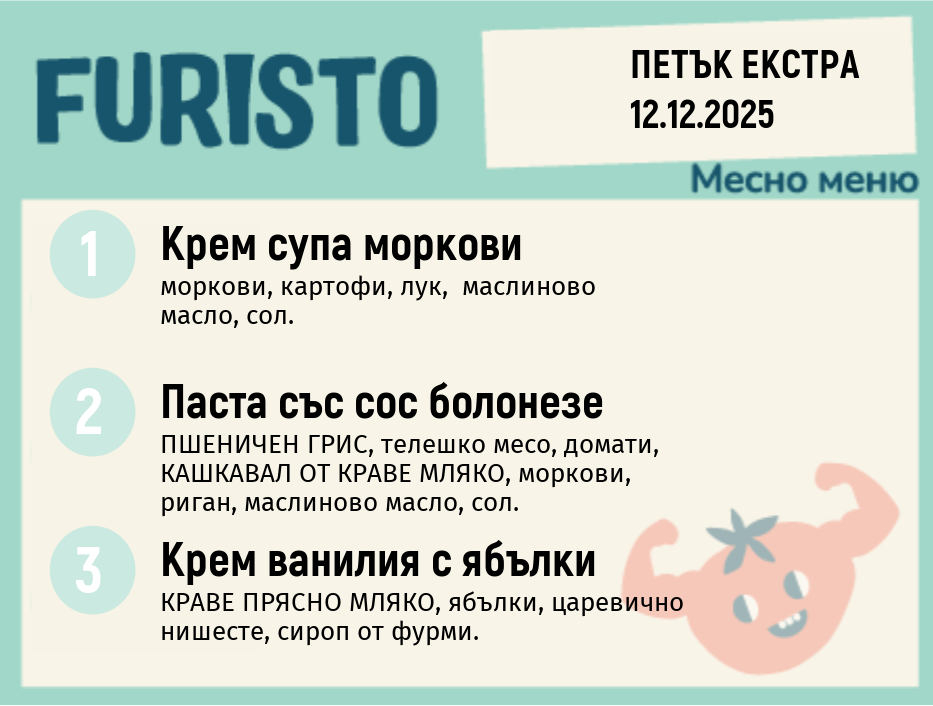 Меню 12.12 Екстра месно 200гр.