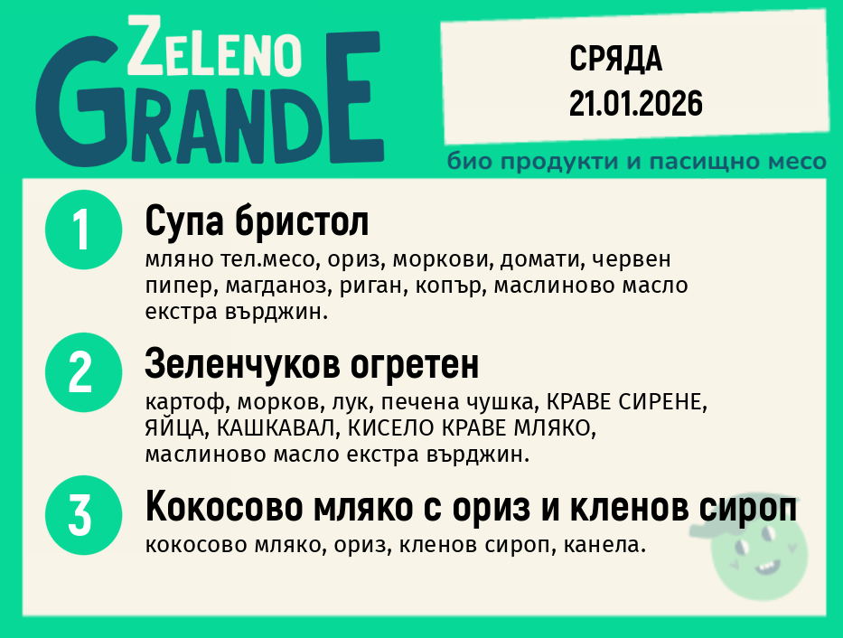 Месно 270 ZeLeno / 21 януари