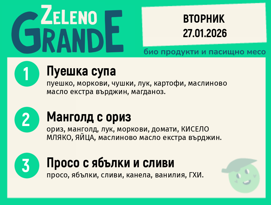 Месно 270 ZeLeno / 27 януари