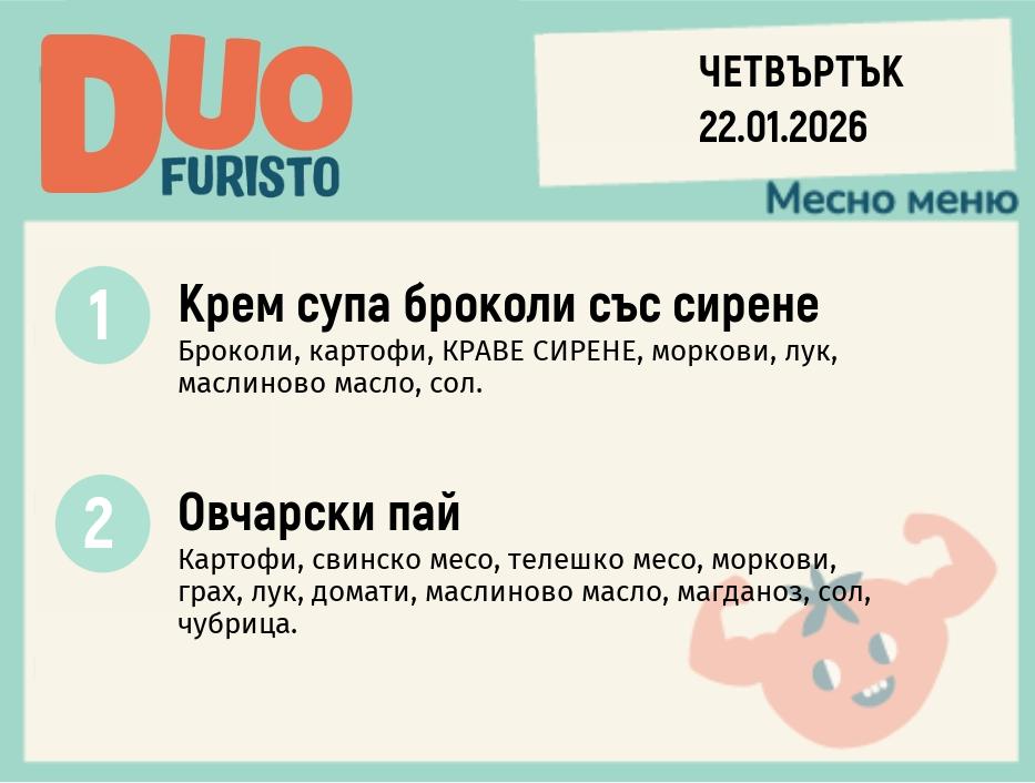 Меню 22.01 DUO 200гр.