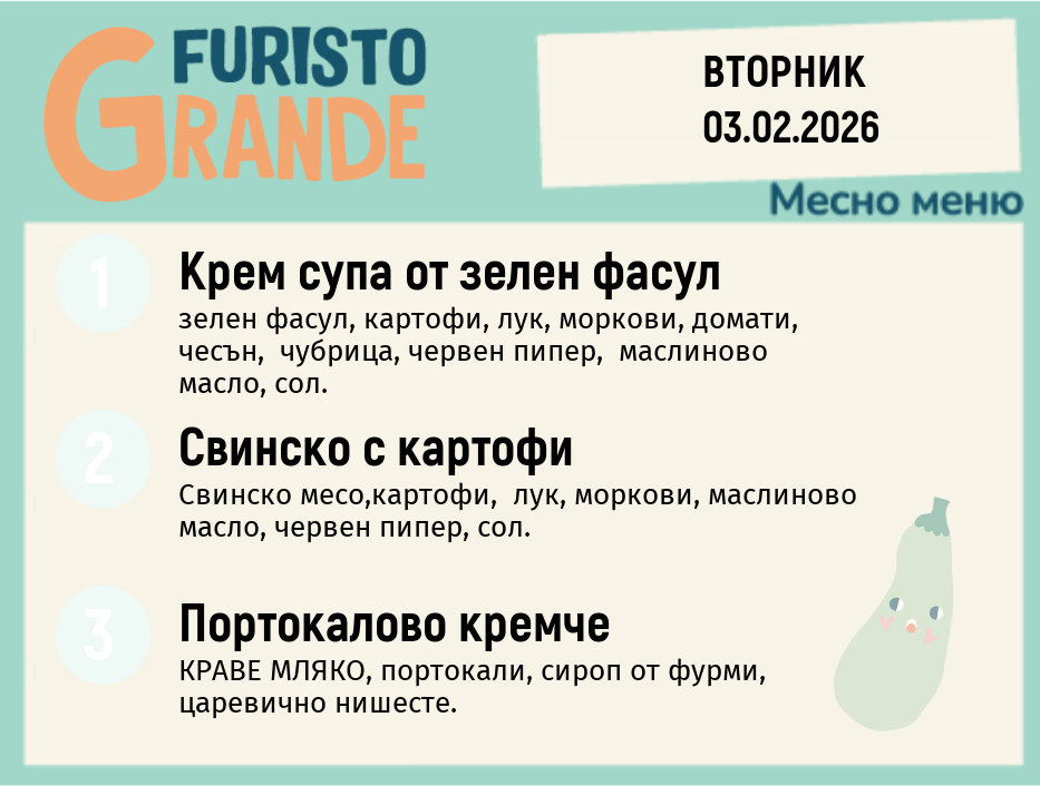 Меню 03.02 месно 300гр.