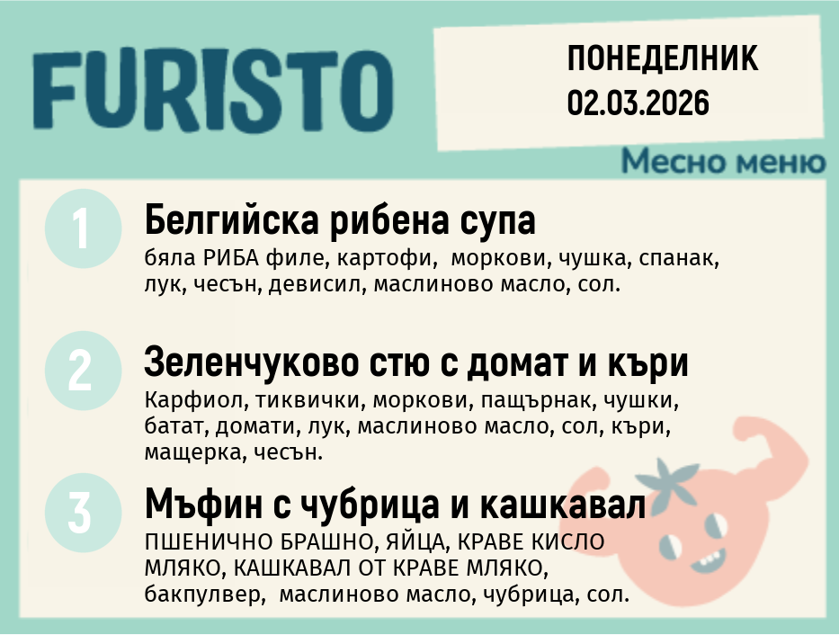 Меню 02.03 месно 200гр.