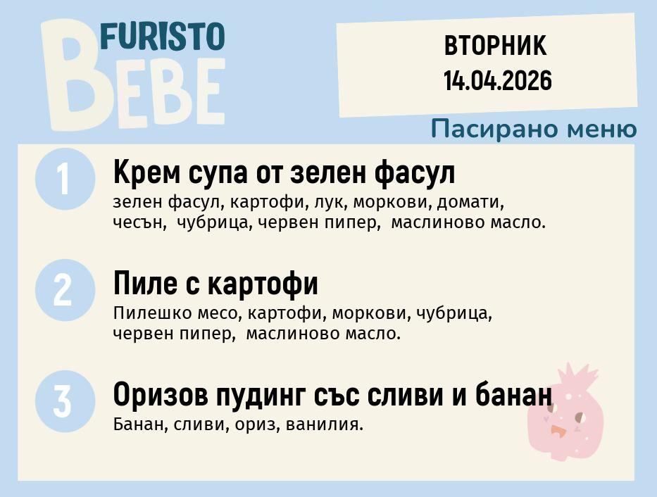 Меню 14.04 Bebe 200гр. 