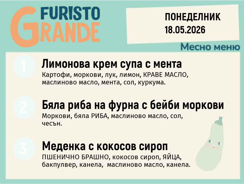 Меню 18.05 месно  300гр.